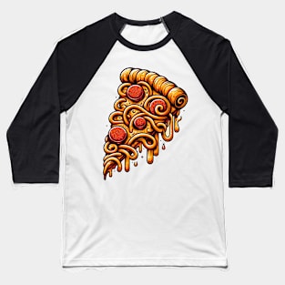 Pizza Artwork for Pizza lover Baseball T-Shirt